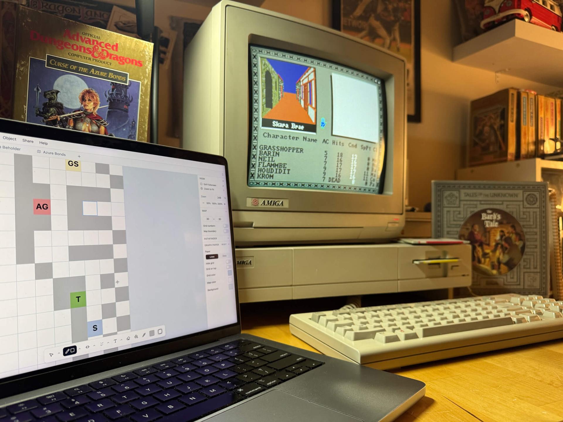 RPG Mapper running alongside classic CRPGs